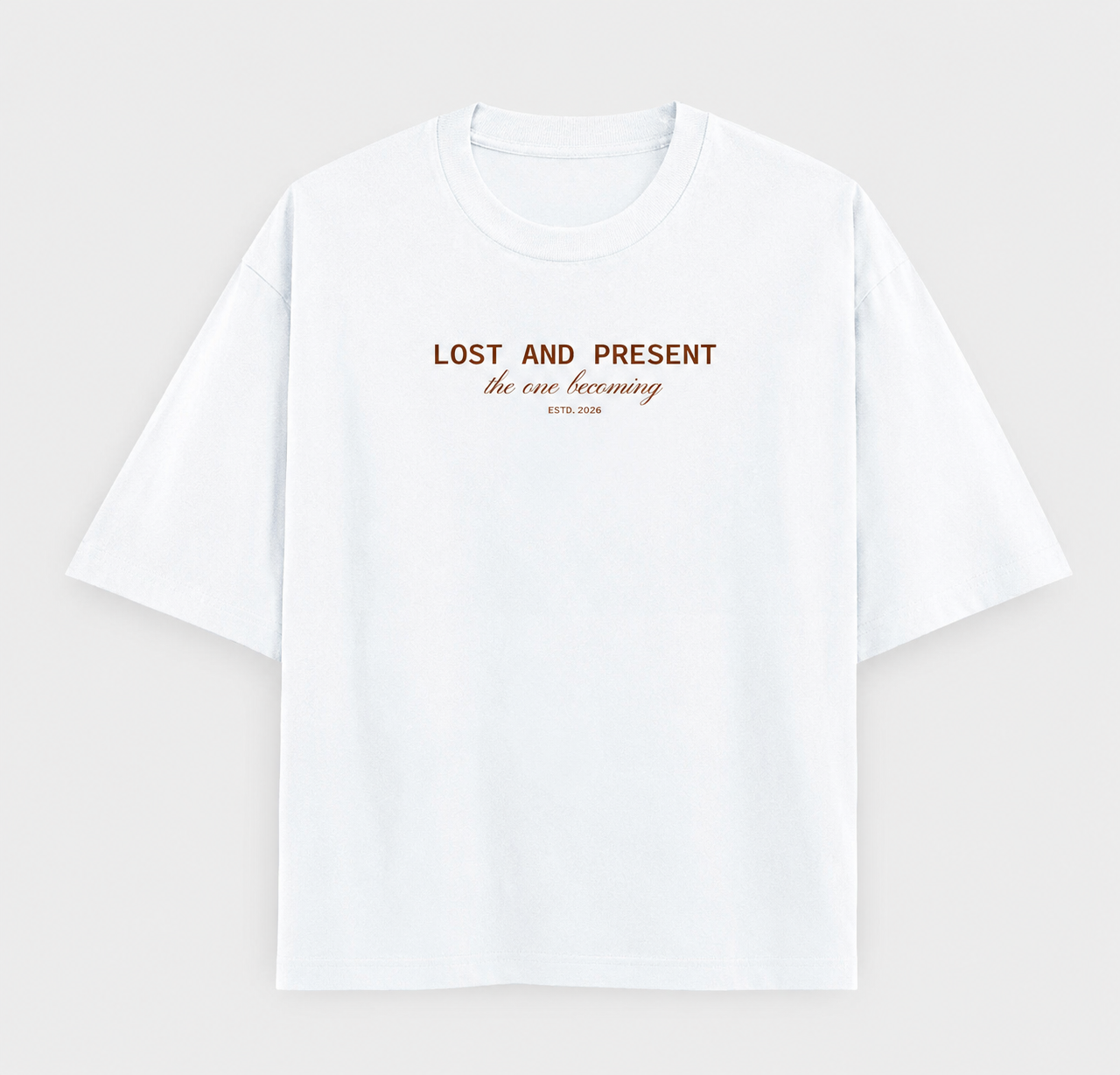 Lost and Present Oversized Premium T-Shirt