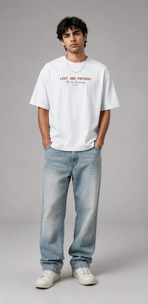 Lost and Present Oversized Premium T-Shirt